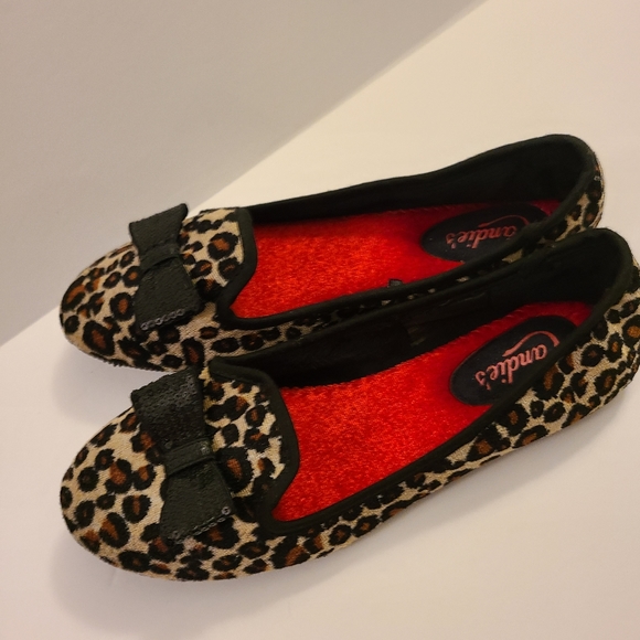 Candies Leopard Print Slipper Flats  Woman's M (7-8) - Picture 2 of 4